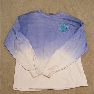 Ombré cedar point long sleeve